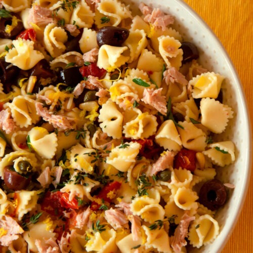Mediterranean Tuna Pasta Salad – Al Dente