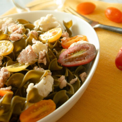 Green pea pasta with tuna – Al Dente