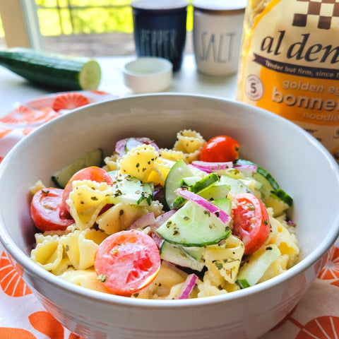 Cucumber Pasta Salad