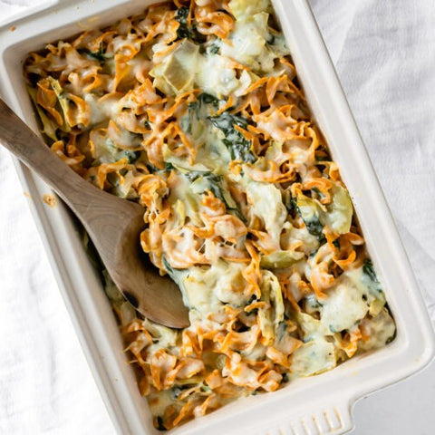 Creamy Spinach Artichoke Pasta