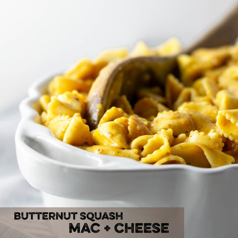 Butternut Squash Mac + Cheese