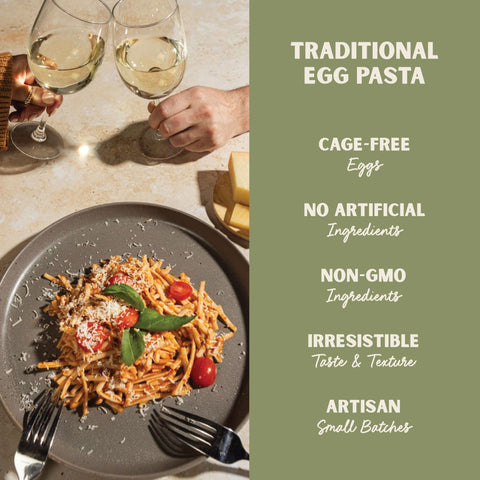 AL DENTE Spinach Fettuccine, 12oz Bags (Pack of 4)