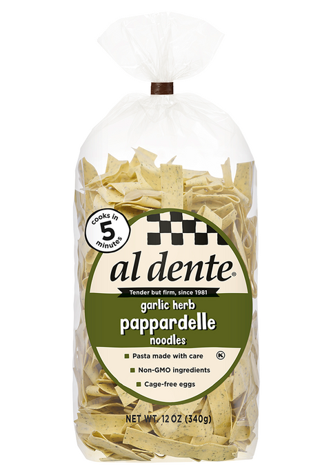 Garlic Herb Pappardelle