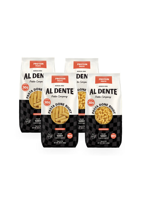 Protein Pasta Cavatappi & Rigatoni Variety 4-Pack