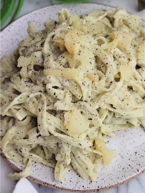 Garlic Parsley Fettuccine