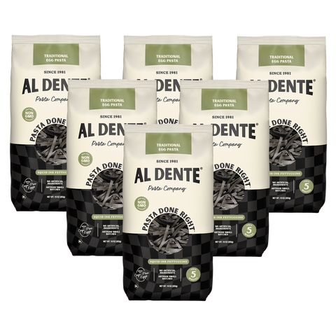 Traditional Squid Ink Fettuccine 6-Pack